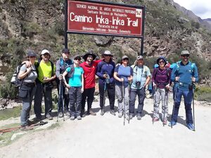 Präsentation des Inca Trails